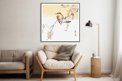 Plakat  Songbird, Koson Japoński Vintage do Salonu