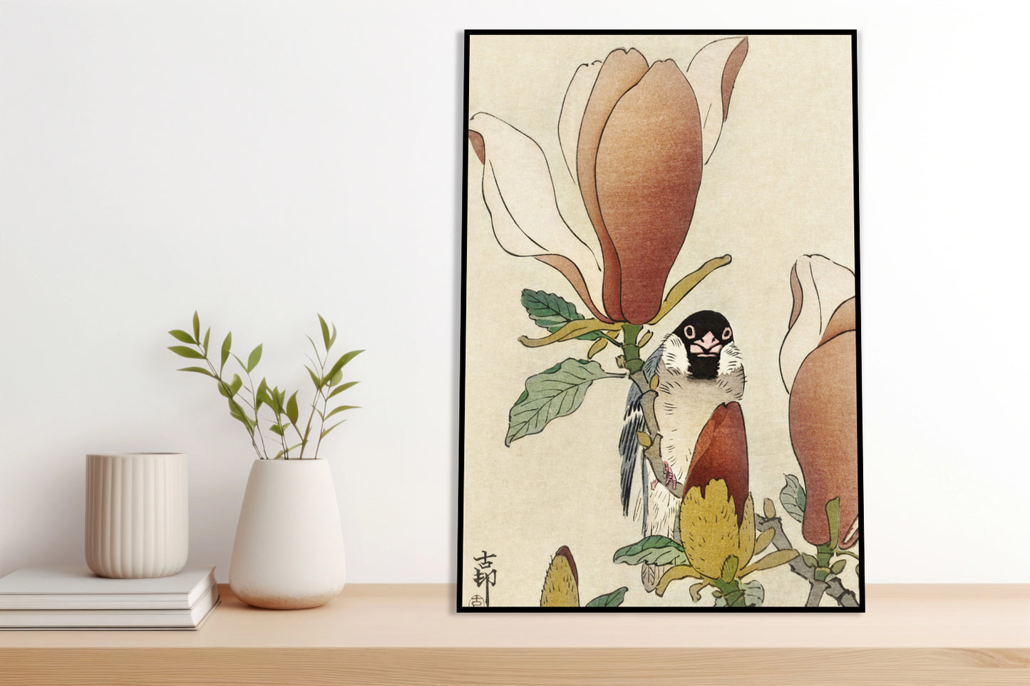 Plakat  Sparrow, Koson Japoński Vintage do Salonu