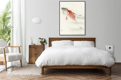 Plakat  Two Carp, Koson Japoński Vintage do Salonu