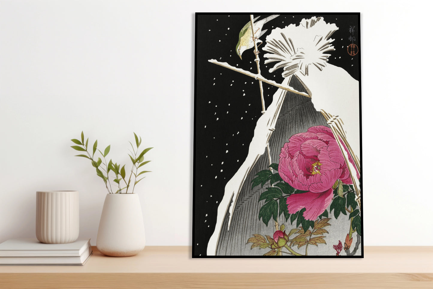Plakat  Siberian bluechat, Koson Japoński Vintage do Salonu