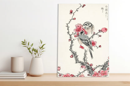 Obraz  Pine Bunting, Kashu Japoński Vintage do Salonu