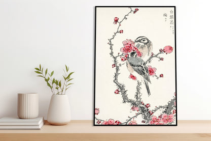 Plakat  Pine Bunting, Kashu Japoński Vintage do Salonu