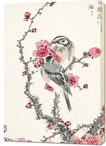 Obraz  Pine Bunting, Kashu Japoński Vintage do Salonu