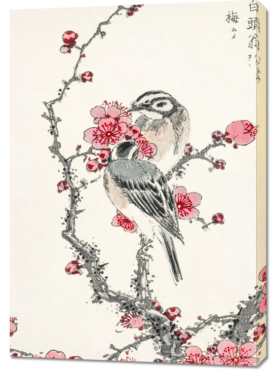 Obraz  Pine Bunting, Kashu Japoński Vintage do Salonu