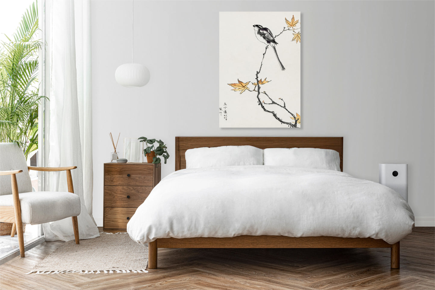 Obraz  Japanese Long-tailed Tit, Kashu Vintage do Salonu