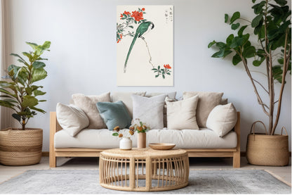 Obraz  Japanese Long-tailed Tit 2, Kashu Vintage do Salon