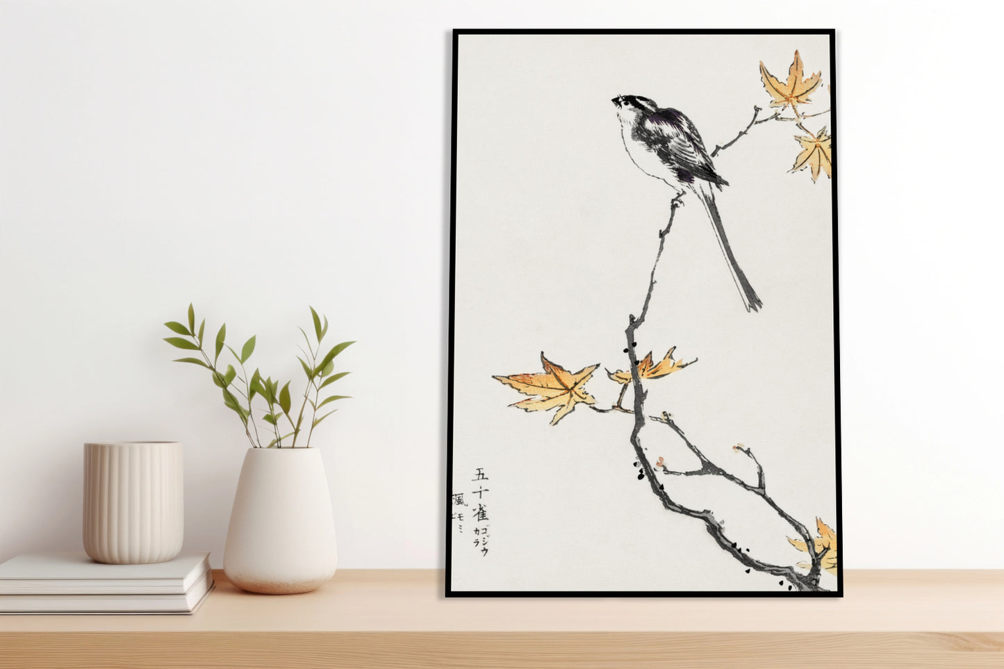 Plakat  Japanese Long-tailed Tit, Kashu Vintage do Salonu