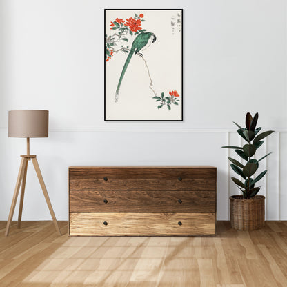 Plakat  Japanese Long-tailed Tit 2, Kashu Vintage do Salon