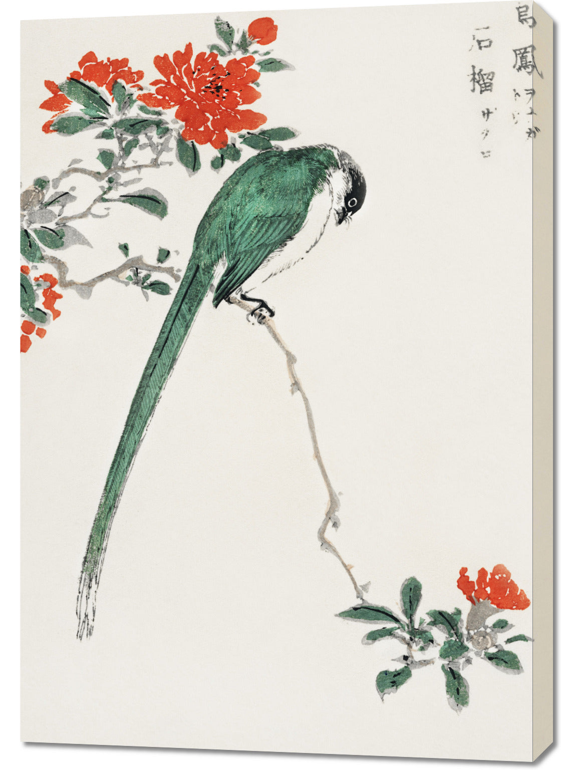 Obraz  Japanese Long-tailed Tit 2, Kashu Vintage do Salon