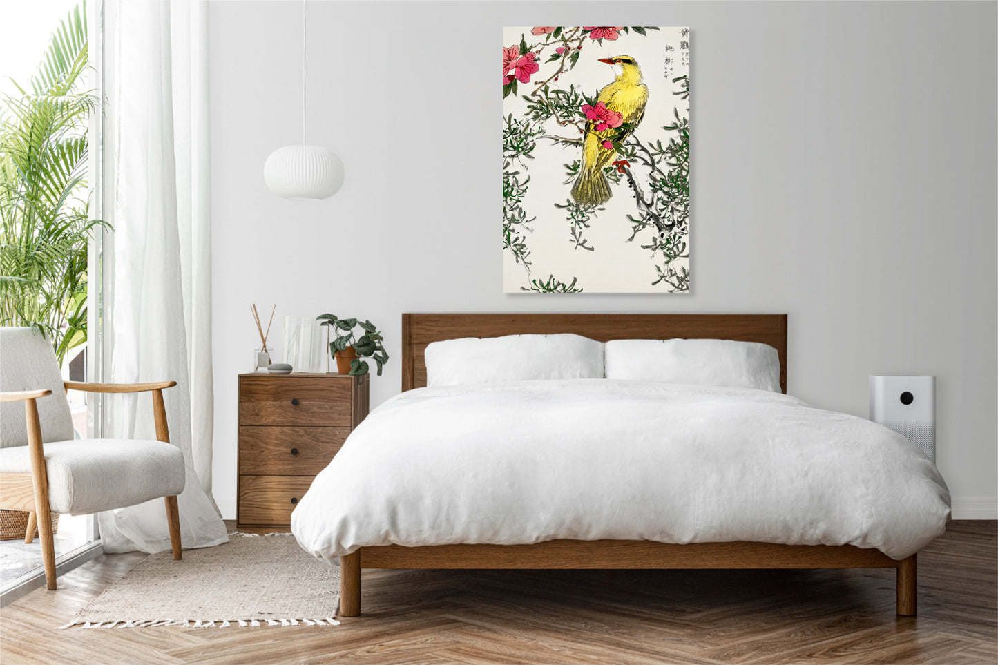 Obraz  Chinese Bush-Warbler, Kashu Vintage do Salonu