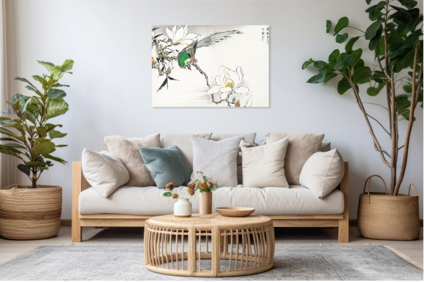 Obraz  Chinese Tree Pipit, Kashu Vintage do Salonu