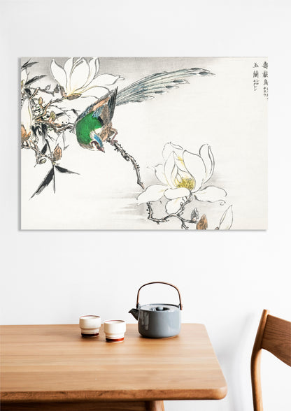 Obraz  Chinese Tree Pipit, Kashu Vintage do Salonu