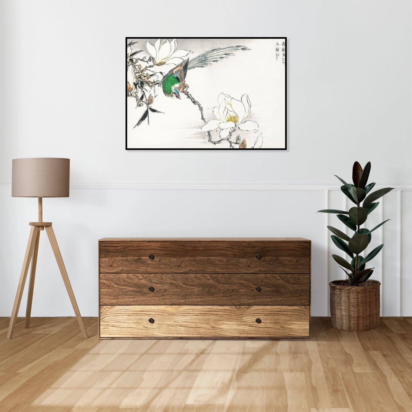 Plakat  Chinese Tree Pipit, Kashu Vintage do Salonu
