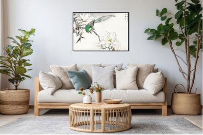 Plakat  Chinese Tree Pipit, Kashu Vintage do Salonu