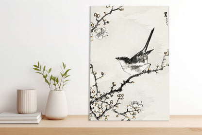 Obraz  Bush-Warbler, Kashu Japoński Vintage do Salonu