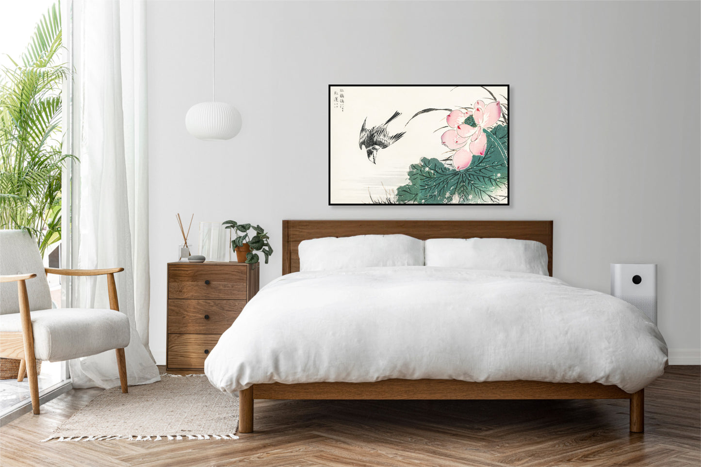 Plakat  Japanese Pied Wagtail, Kashu Vintage do Salonu