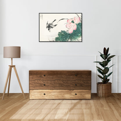 Plakat  Japanese Pied Wagtail, Kashu Vintage do Salonu