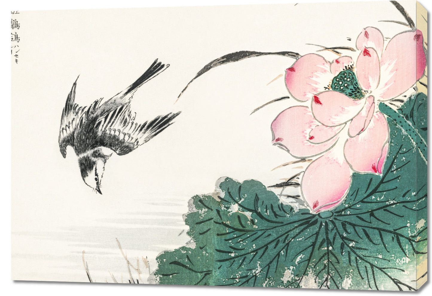 Obraz  Japanese Pied Wagtail, Kashu Vintage do Salonu