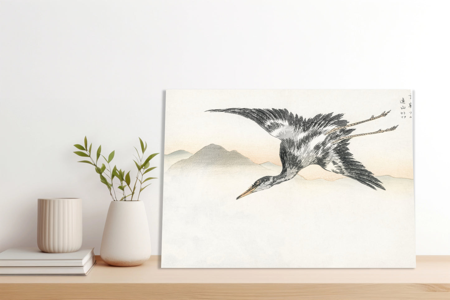 Obraz  Common Crane, Kashu Japoński Vintage do Salonu