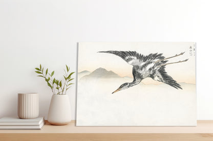 Obraz  Common Crane, Kashu Japoński Vintage do Salonu