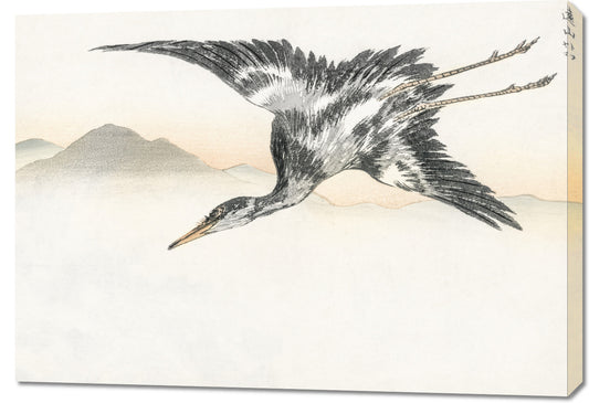 Obraz  Common Crane, Kashu Japoński Vintage do Salonu
