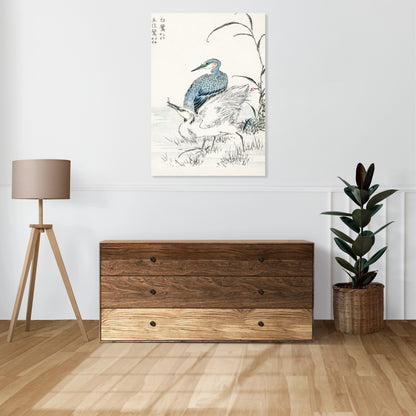 Obraz  Night Heron, Kashu Japoński Vintage do Salonu