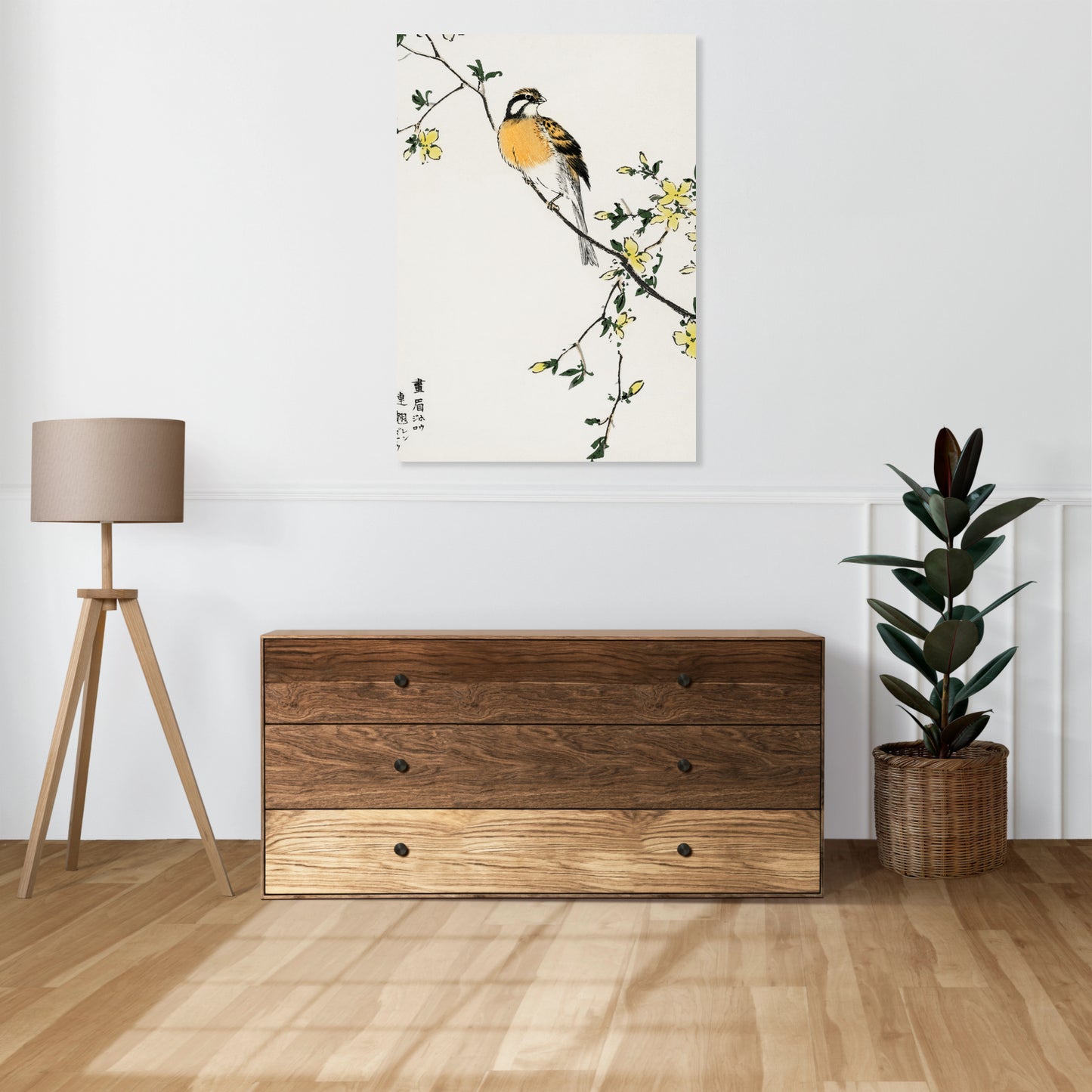 Obraz  Japanese Meadow, Kashu Japoński Vintage do Salonu