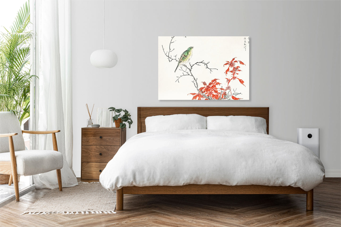 Obraz  Chinese Amaranth, Kashu Japoński Vintage do Salonu