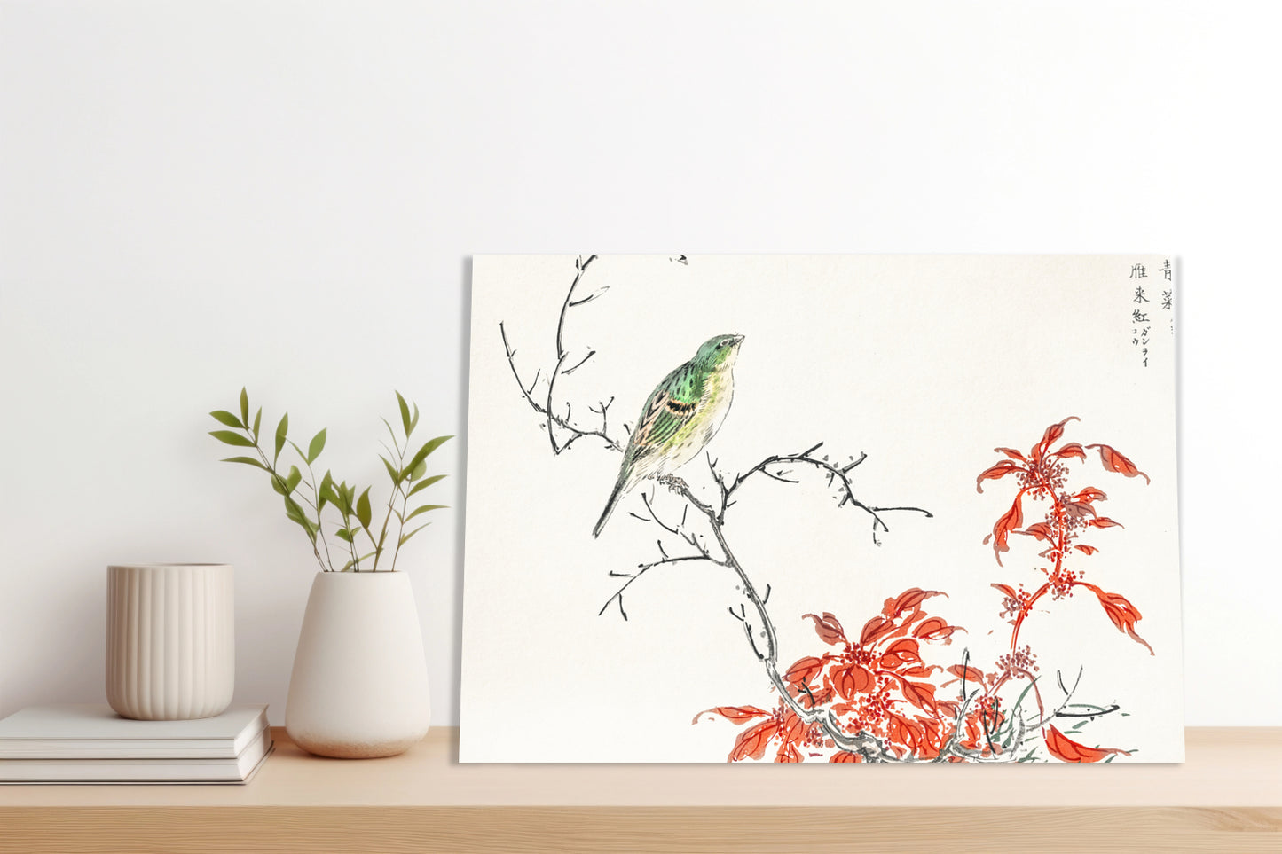 Obraz  Chinese Amaranth, Kashu Japoński Vintage do Salonu