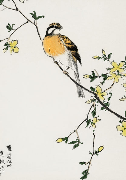 Plakat  Japanese Meadow, Kashu Japoński Vintage do Salonu