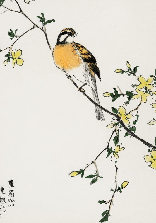 Plakat  Japanese Meadow, Kashu Japoński Vintage do Salonu