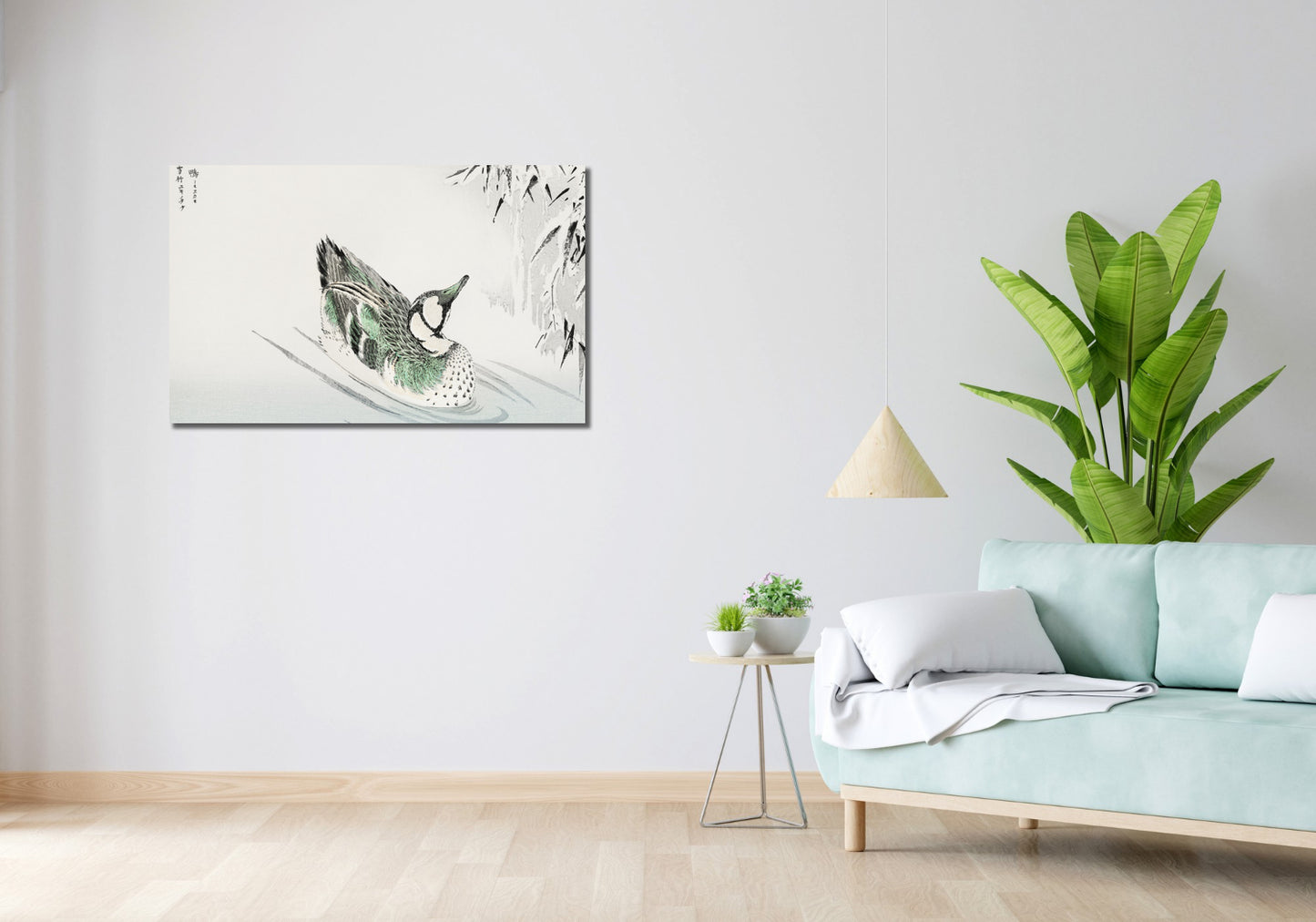 Obraz  Spectacled Teal, Kashu Japoński Vintage do Salonu