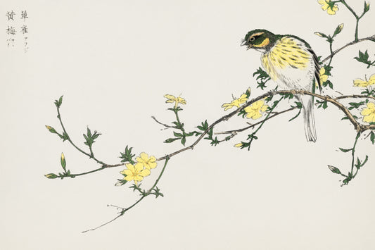 Plakat  Japanese Bunting, Kashu Japoński Vintage do Salonu
