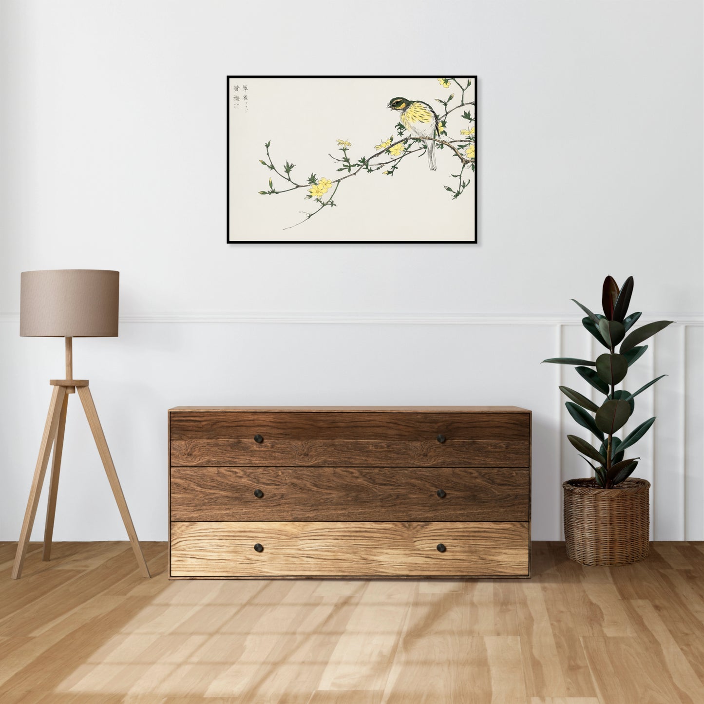Plakat  Japanese Bunting, Kashu Japoński Vintage do Salonu
