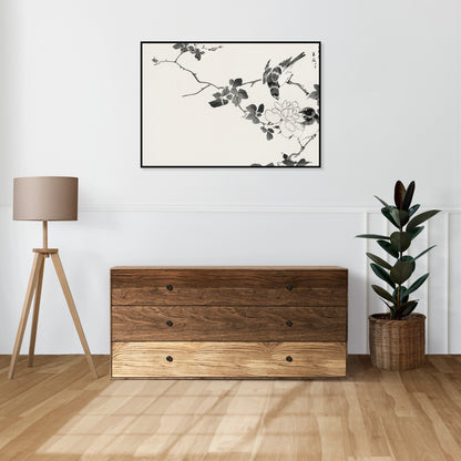 Plakat  Pallas’s Blue Robin, Kashu Vintage do Salomu