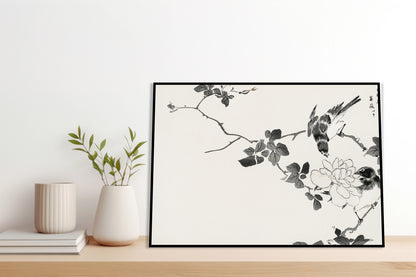 Plakat  Pallas’s Blue Robin, Kashu Vintage do Salomu