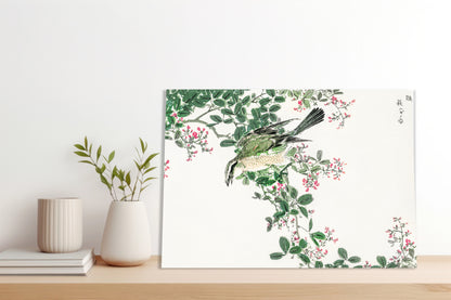 Obraz   Shrike. Kashu Japoński Vintage do Salonu