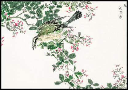 Plakat   Shrike. Kashu Japoński Vintage do Salonu