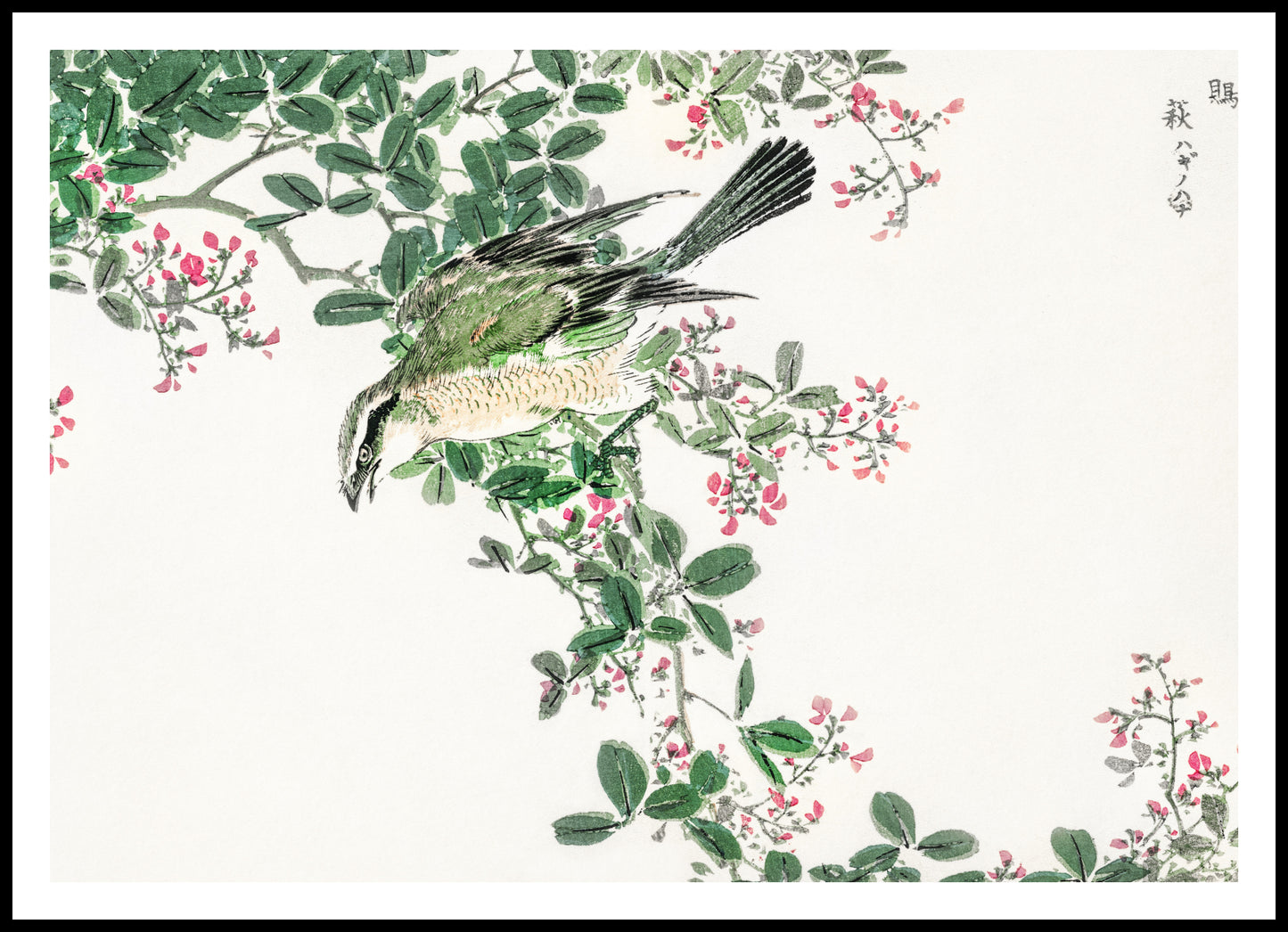 Plakat   Shrike. Kashu Japoński Vintage do Salonu