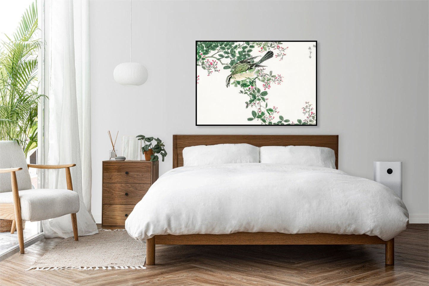 Plakat   Shrike. Kashu Japoński Vintage do Salonu