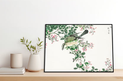 Plakat   Shrike. Kashu Japoński Vintage do Salonu