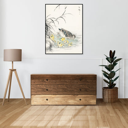 Plakat  Duck, Kashu Japoński Vintage do Salonu