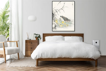 Plakat  Duck, Kashu Japoński Vintage do Salonu