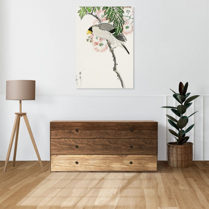 Obraz  Masked Hawfinch, Kashu Japoński Vintage do Salonu