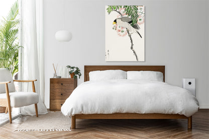 Obraz  Masked Hawfinch, Kashu Japoński Vintage do Salonu