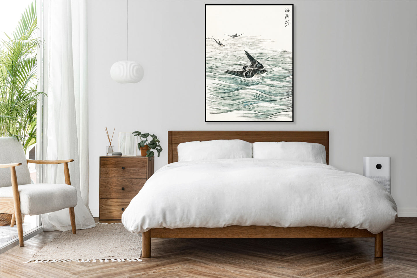 Plakat  Riu Kiu House Swallow, Kashu Japoński Vintage