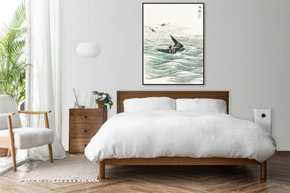 Plakat  Riu Kiu House Swallow, Kashu Japoński Vintage