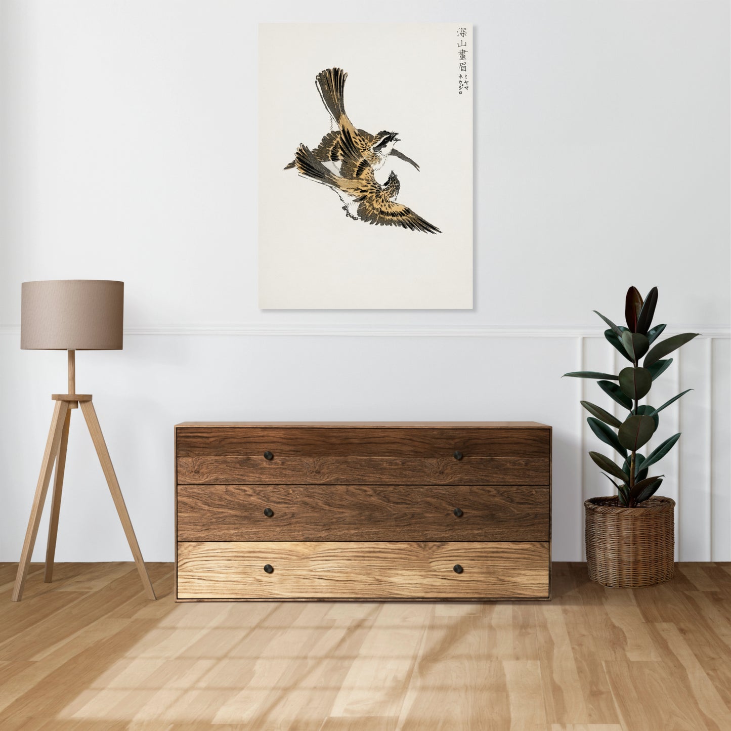 Obraz  Bunting, Kashu Japoński Vintage do Salonu