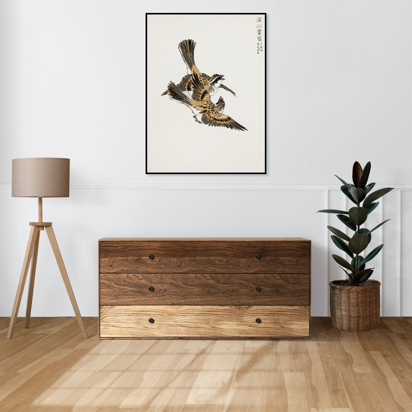 Plakat  Bunting, Kashu Japoński Vintage do Salonu