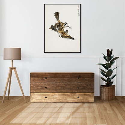 Plakat  Bunting, Kashu Japoński Vintage do Salonu